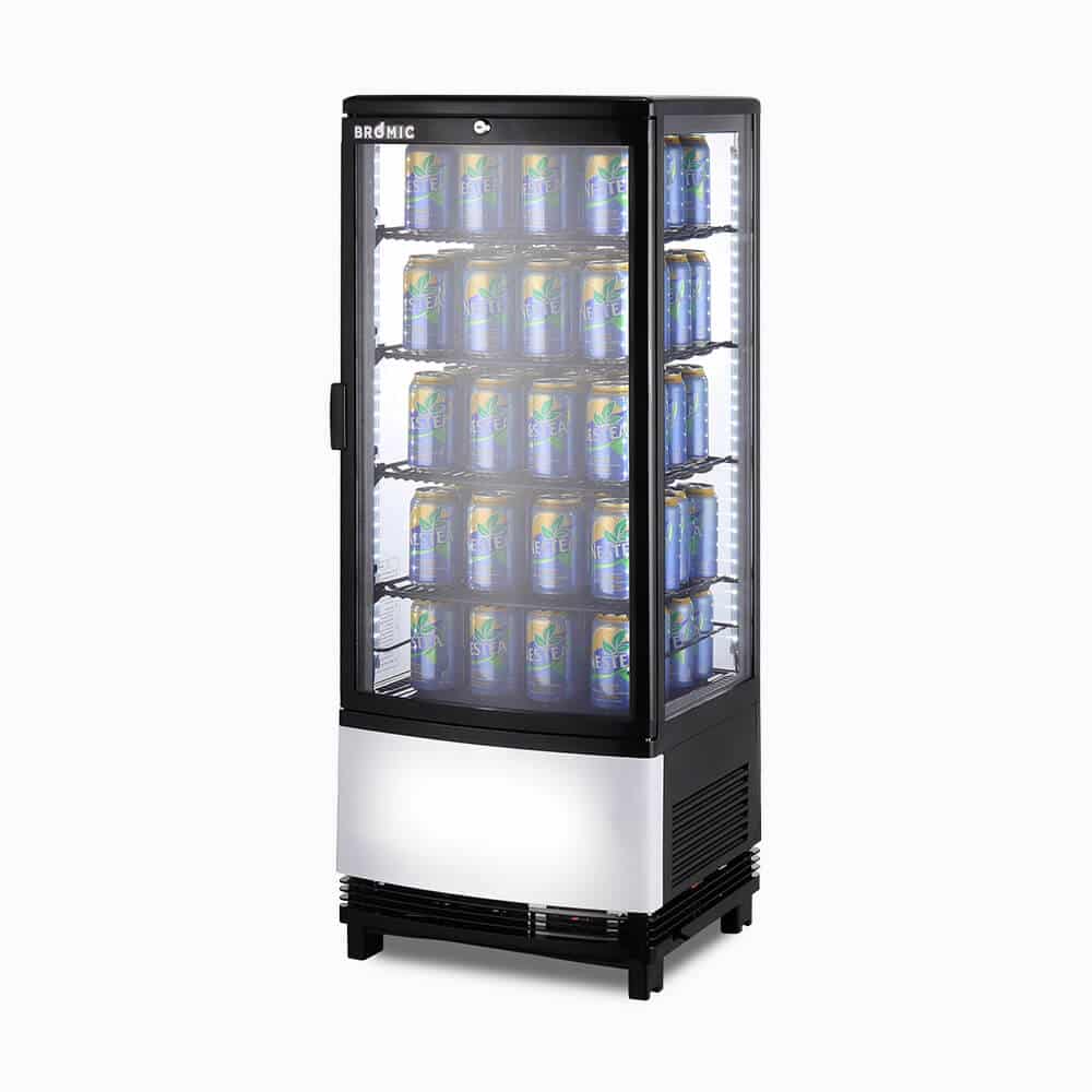 Bromic Countertop Fridge - 98L - 1 Door - Curved Glass CT0100G4BC-NR