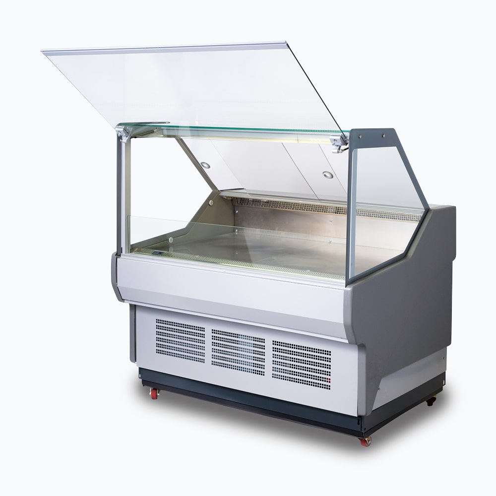 Bromic Square Glass Deli Display - 1955mm DD1875SG-NR