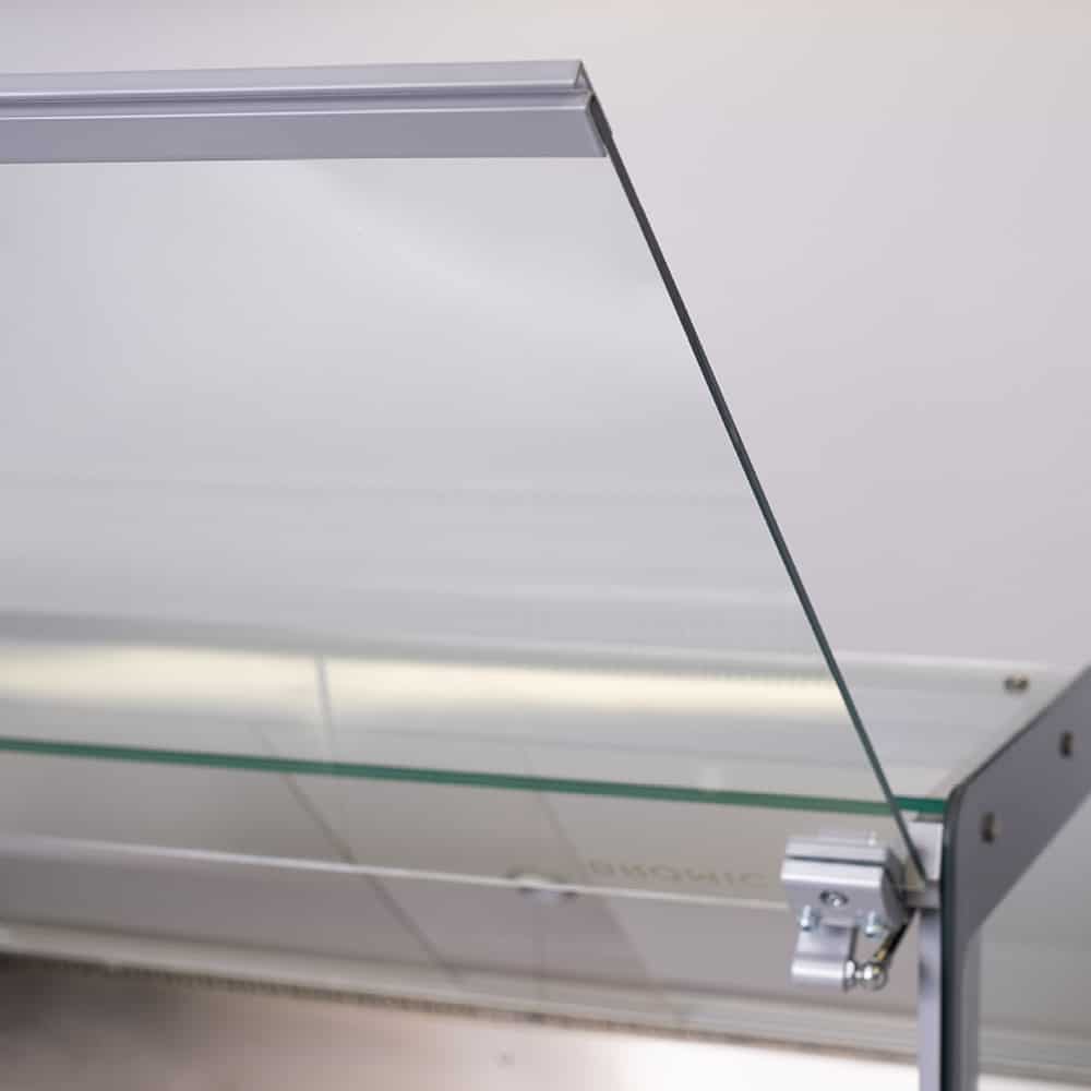 Bromic Square Glass Deli Display - 1955mm DD1875SG-NR