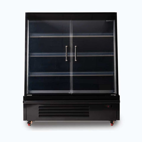Bromic Semi Vertical Display Fridge - 1250mm - 2 Doors - Hinged SVM1250HD-NR