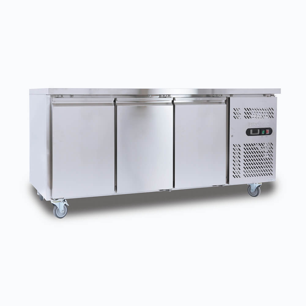 Bromic Under Bench Freezer - 417L - 3 Doors - Stainless Steel UBF1795SD-NR