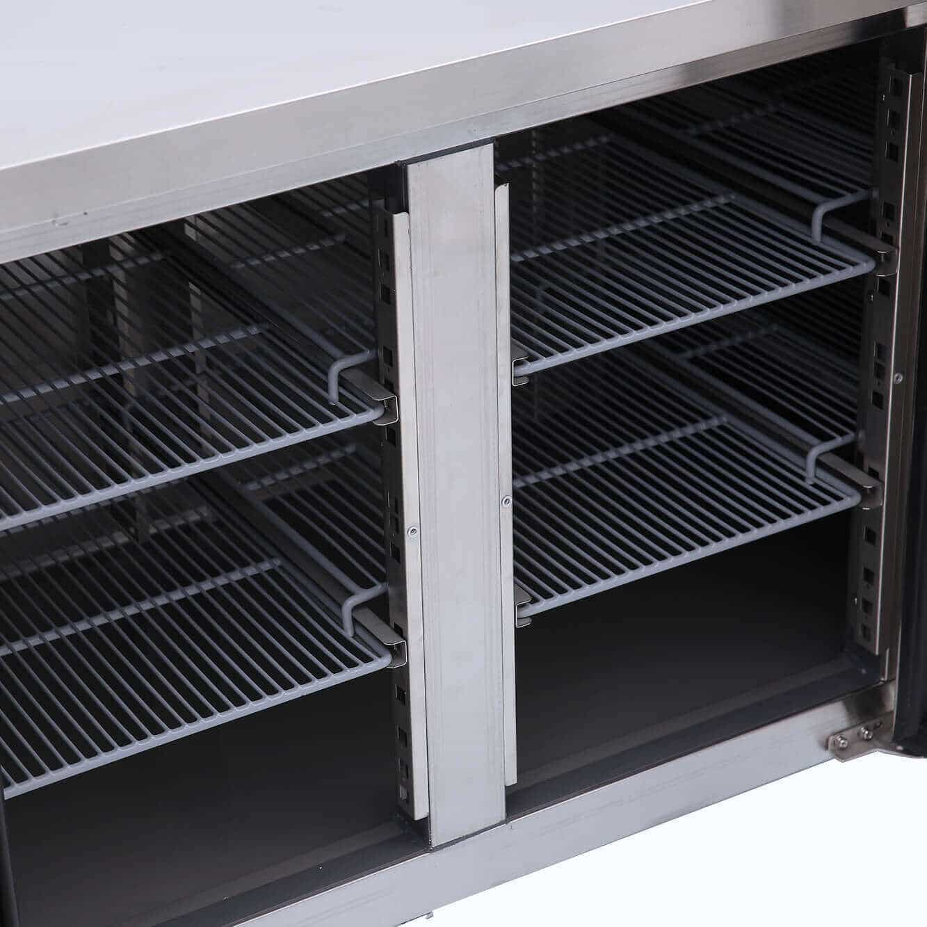Bromic Under Bench Freezer - 553L - 4 Doors - Stainless Steel UBF2230SD-NR