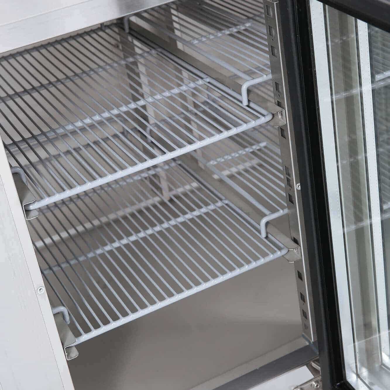Bromic Under Bench Display Fridge - 553L - 4 Doors - Glass UBC2230GD-NR
