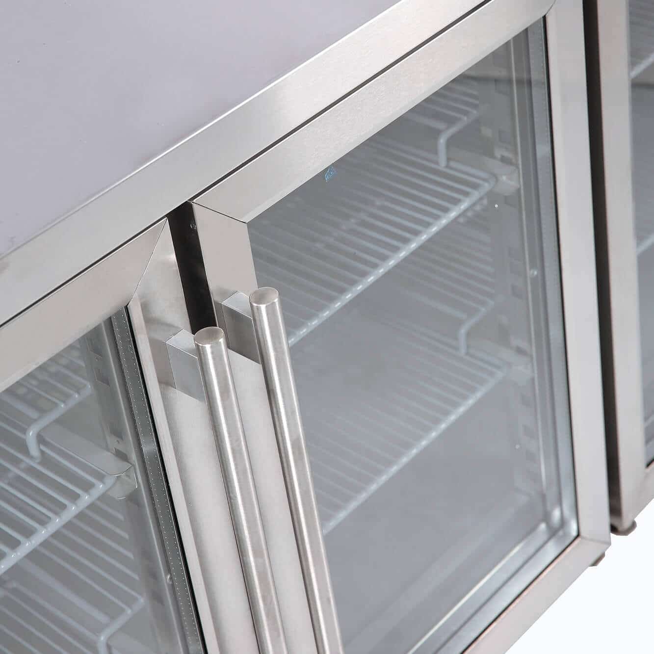 Bromic Under Bench Display Fridge - 553L - 4 Doors - Glass UBC2230GD-NR