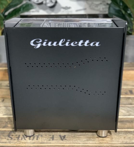 Brugnetti Giulietta Black Sides - 1 Group Commercial Espresso Machine - Timber