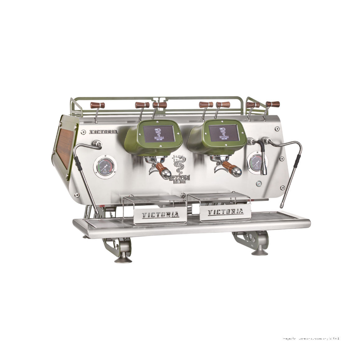 Bezzera Victoria PID 2 Group Espresso Machine Green - BZVICTORIAPID2GV