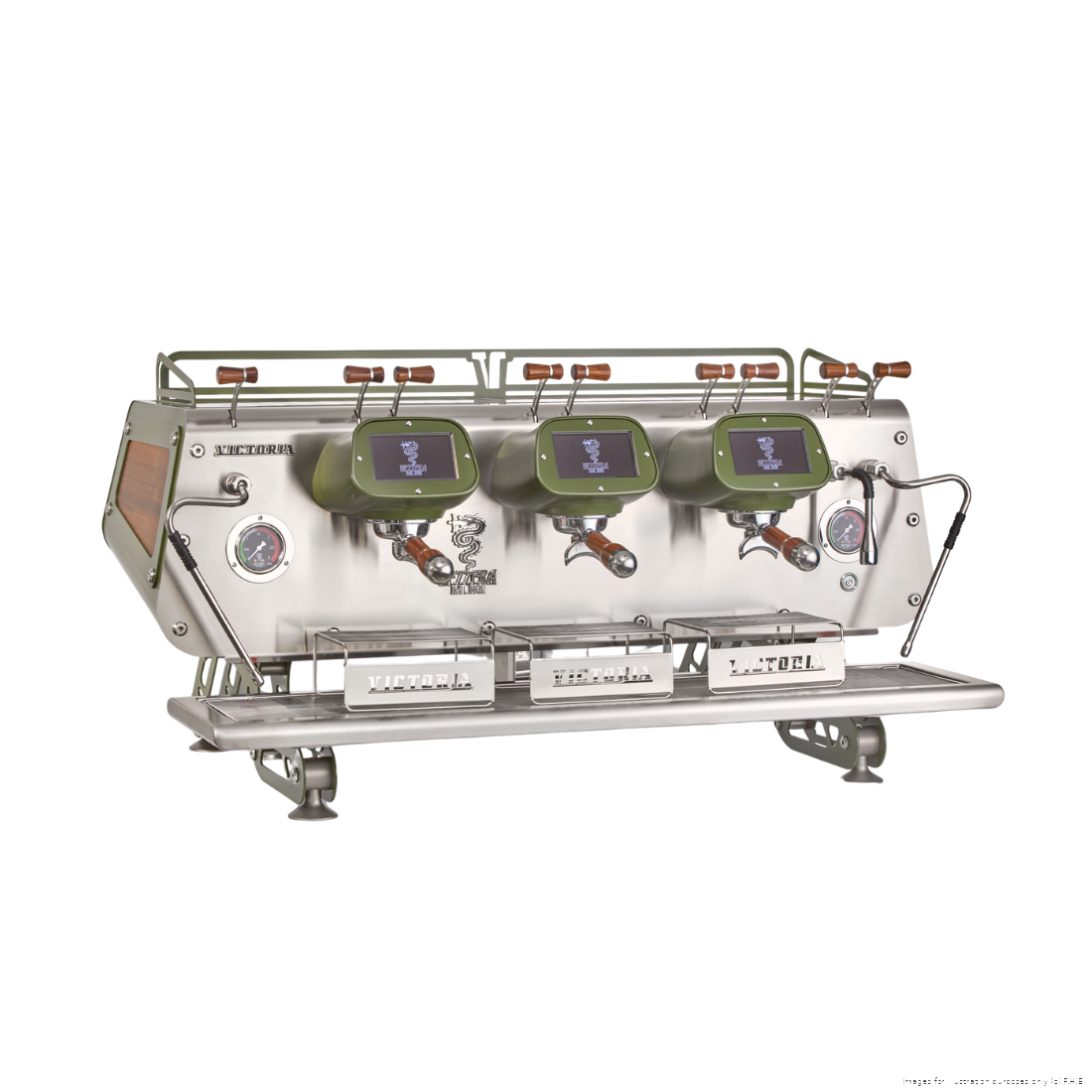 Bezzera Victoria PID 3 Group Espresso Machine Green - BZVICTORIAPID3GV
