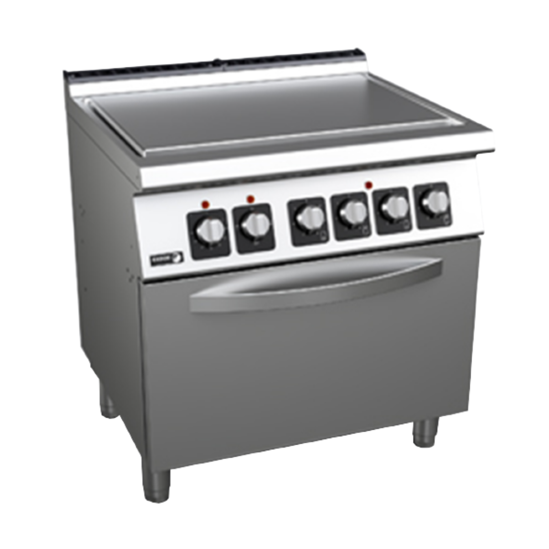 Fagor Kore 700 Series 800mm Electric Solid Top Range with GN 2/1 Oven - C-E711