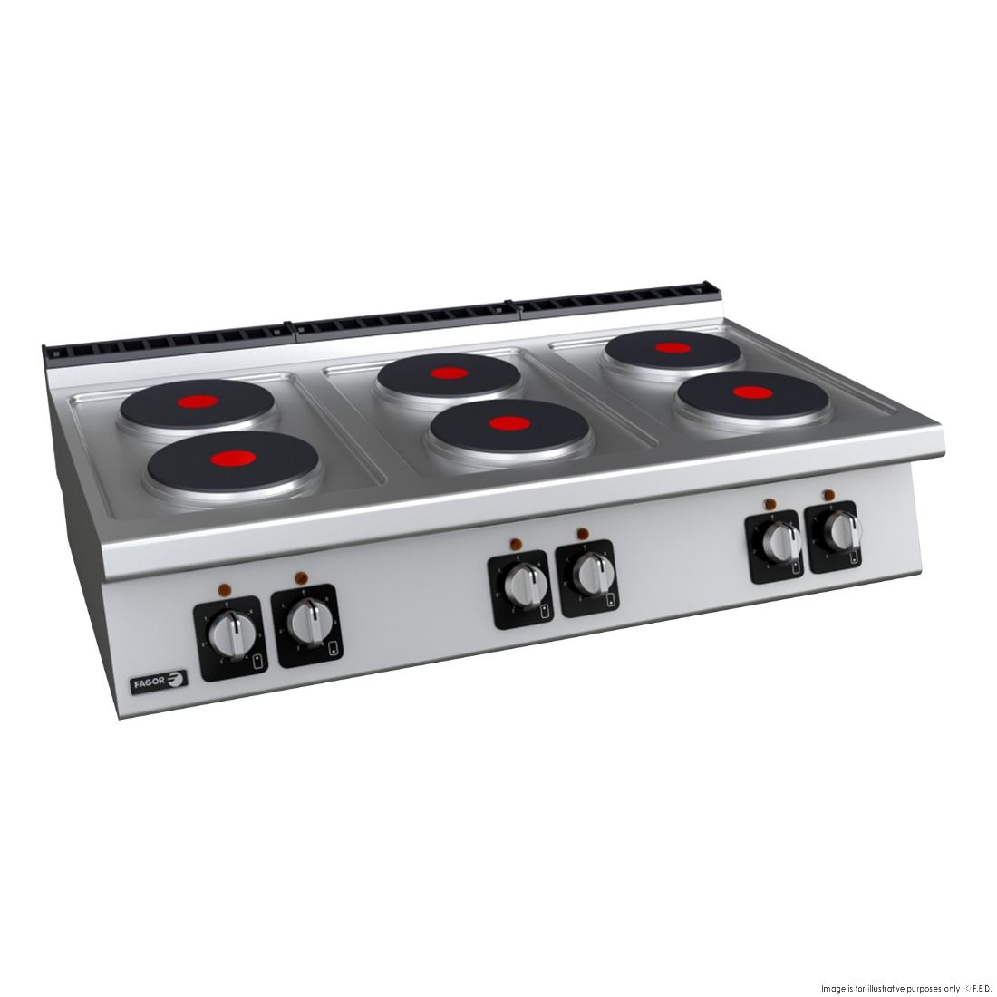 Fagor Kore 700 Series C-E7 Bench Top Electric Burner - 4-6 Burner