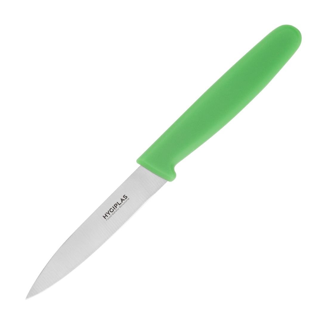 Hygiplas Paring Knife Green 75mm - C545
