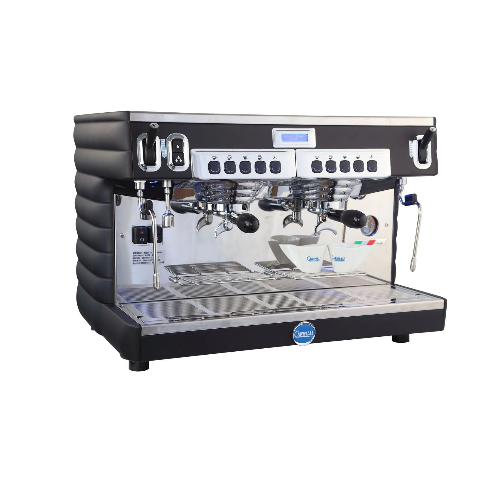 Caramali Bubble - 2 Group Commercial Espresso Machine - Black