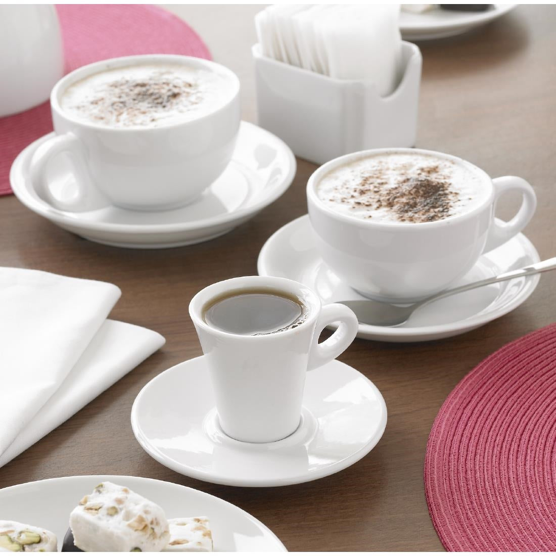 Olympia Whiteware Conical Espresso Cups 60ml (12 Pack) - Y111