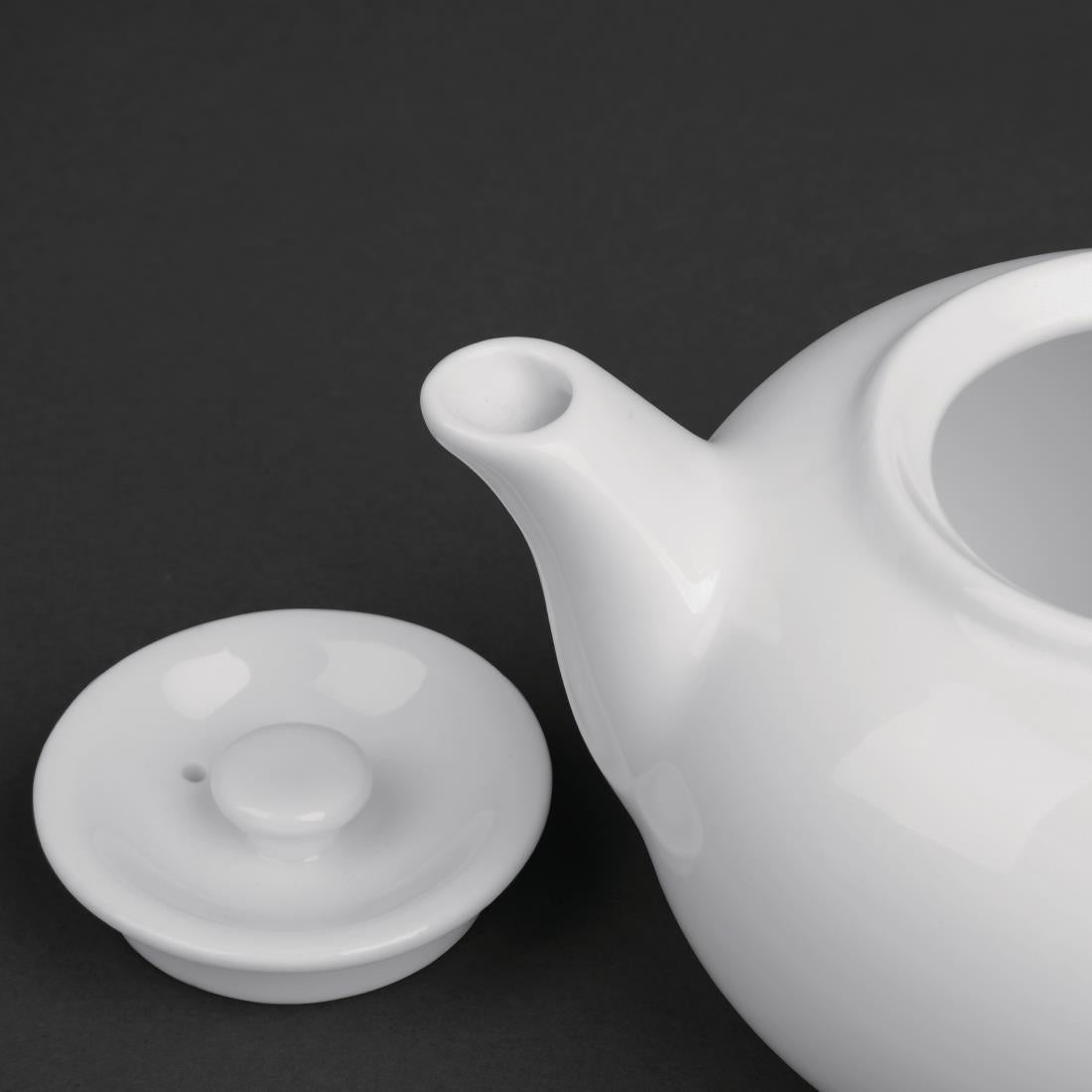 Olympia Whiteware Teapots 852ml (4 Pack) - CB474