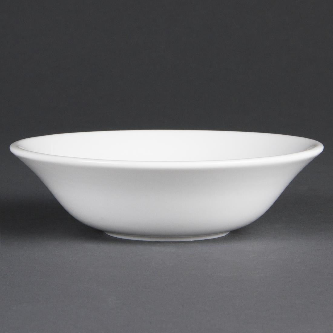 Olympia Whiteware Oatmeal Bowls 150mm 300ml (12 Pack) - CB475