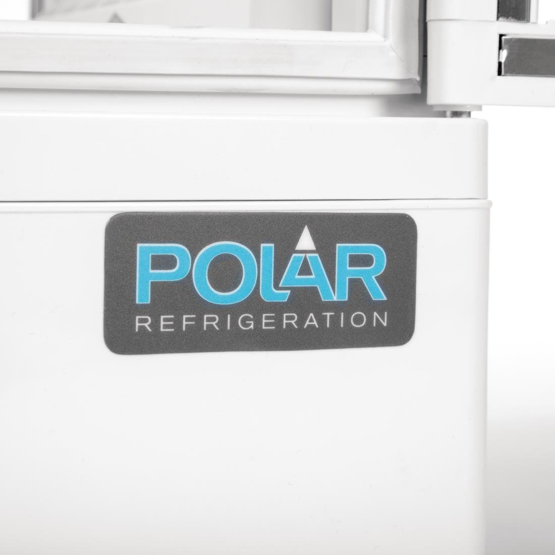 Polar C-Series Energy Efficient Curved Door Display Fridge White - 86Ltr - CX576-A