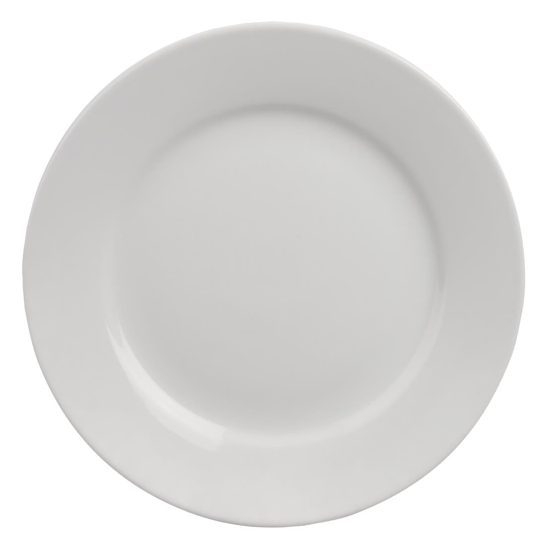 Olympia Athena Wide Rimmed Plates 228mm (Box 12) - CC208