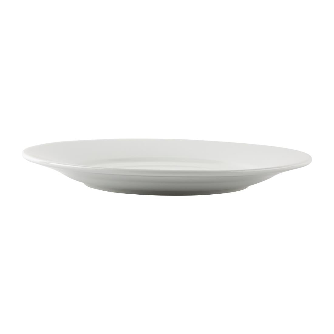 Olympia Athena Wide Rimmed Plates 254mm (Box 12) - CC209