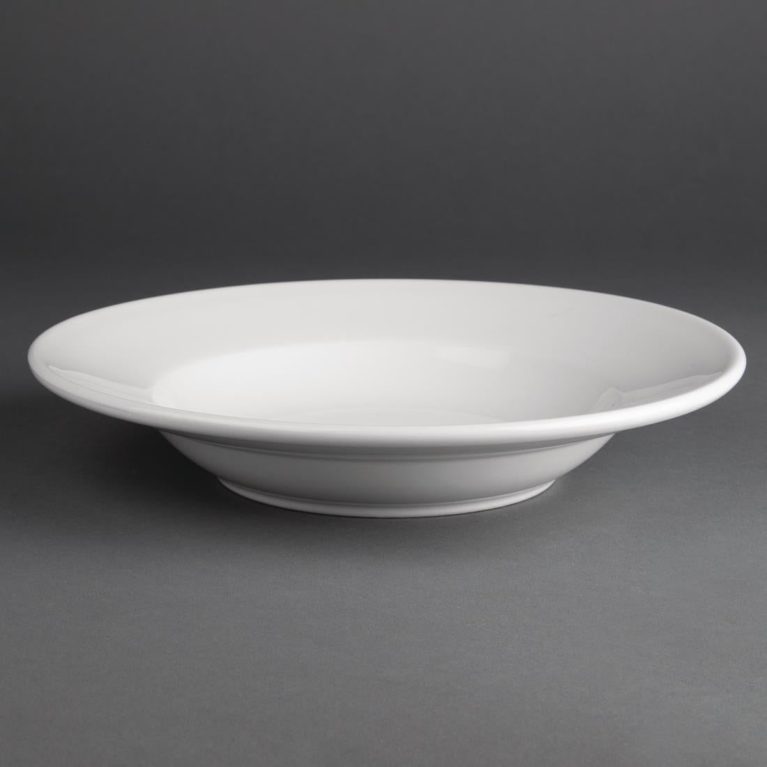 Olympia Athena Rimmed Soup Bowls (Box 6) - CC214