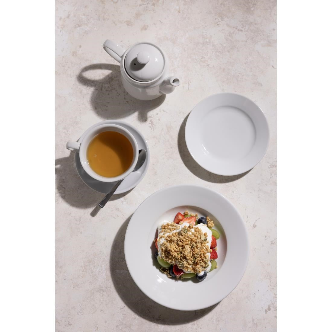 Olympia Athena Rimmed Soup Bowls (Box 6) - CC214
