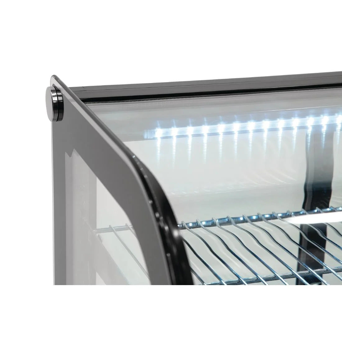 Polar G-Series Energy Efficient Countertop Food Display Fridge Black 120Ltr - GP292-A