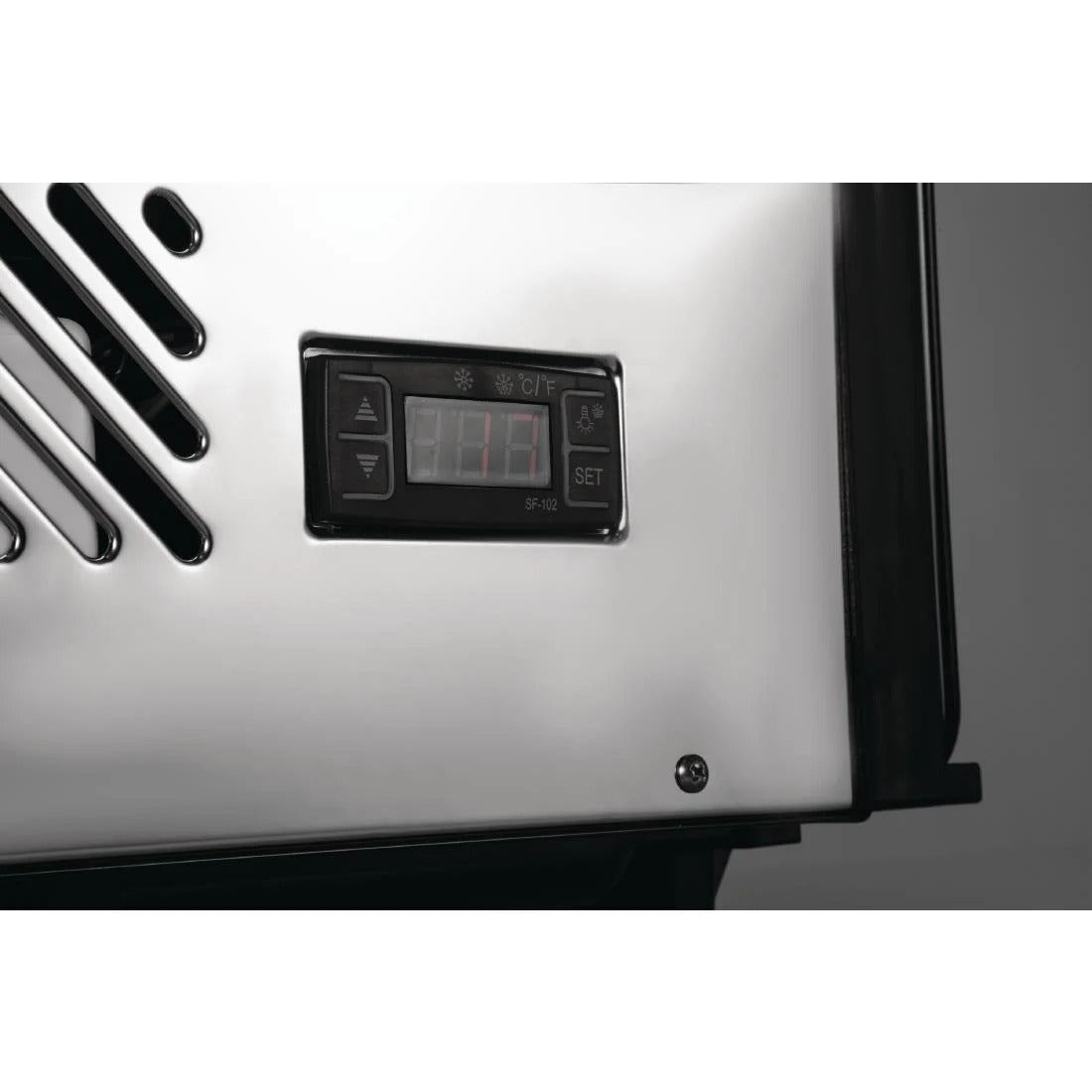 Polar G-Series Energy Efficient Countertop Food Display Fridge Black - 160Ltr - GP291-A