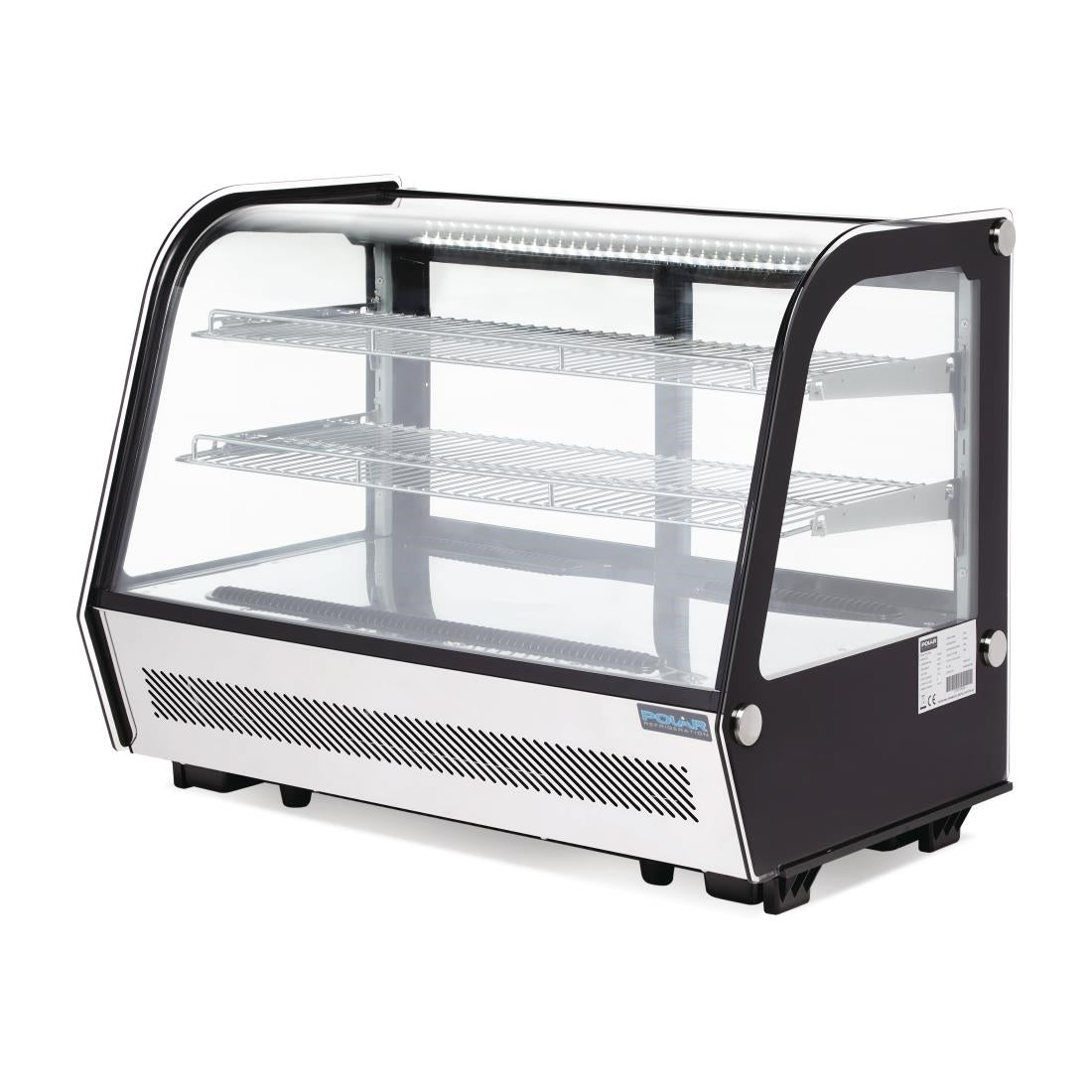 Polar G-Series Energy Efficient Countertop Food Display Fridge Black - 160Ltr - GP291-A