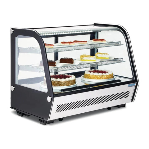 Polar G-Series Energy Efficient Countertop Food Display Fridge Black - 160Ltr - GP291-A