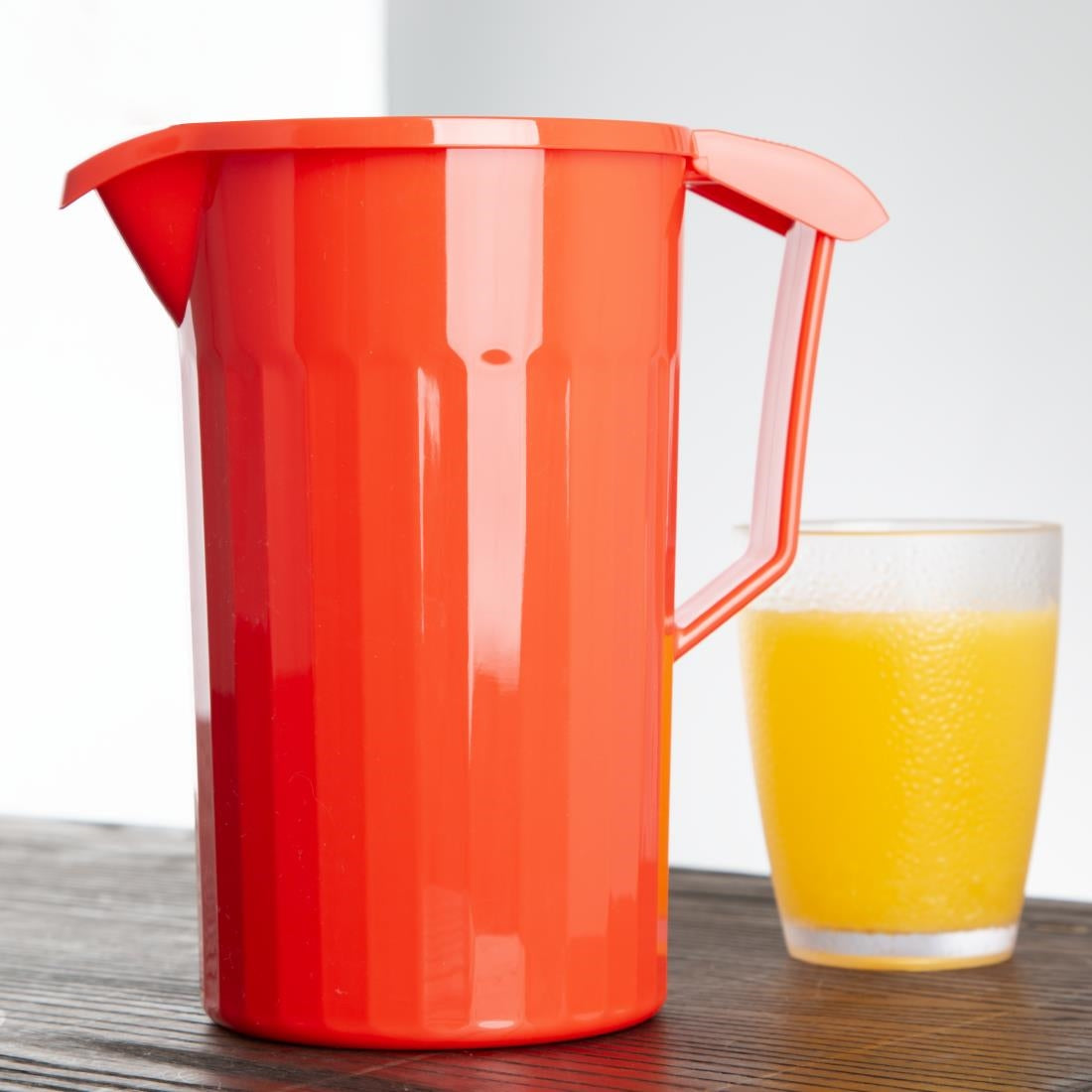 Lid for Olympia Kristallon 1400ml Polycarbonate Jug Red - CE285