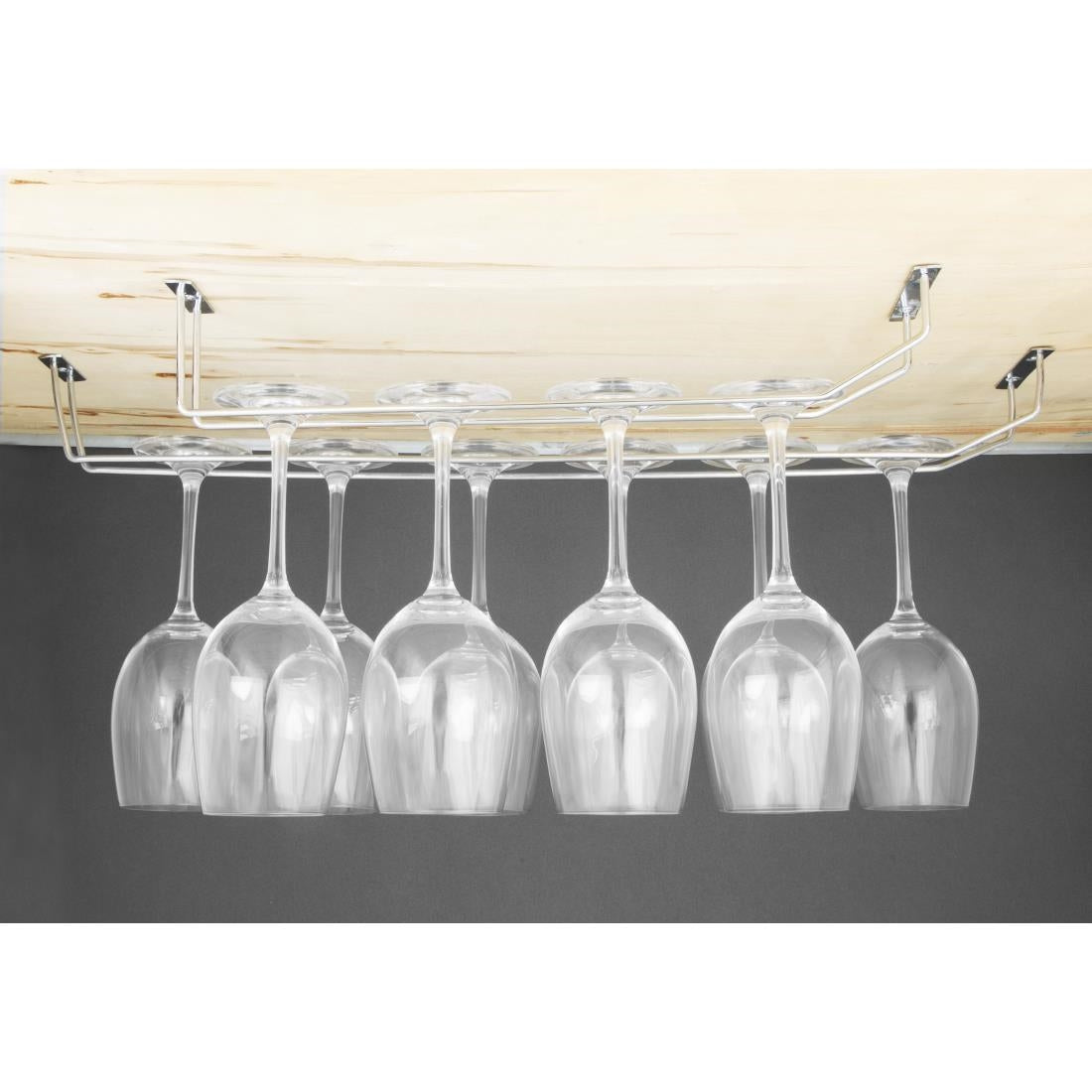 Olympia Wine Glass Rack Chrome 405mm - CE307