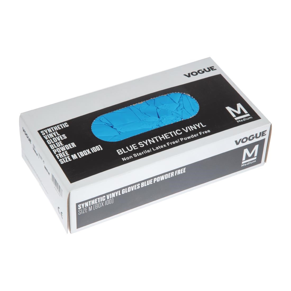 Vogue Powder Free Vinyl Gloves L - CF403-L