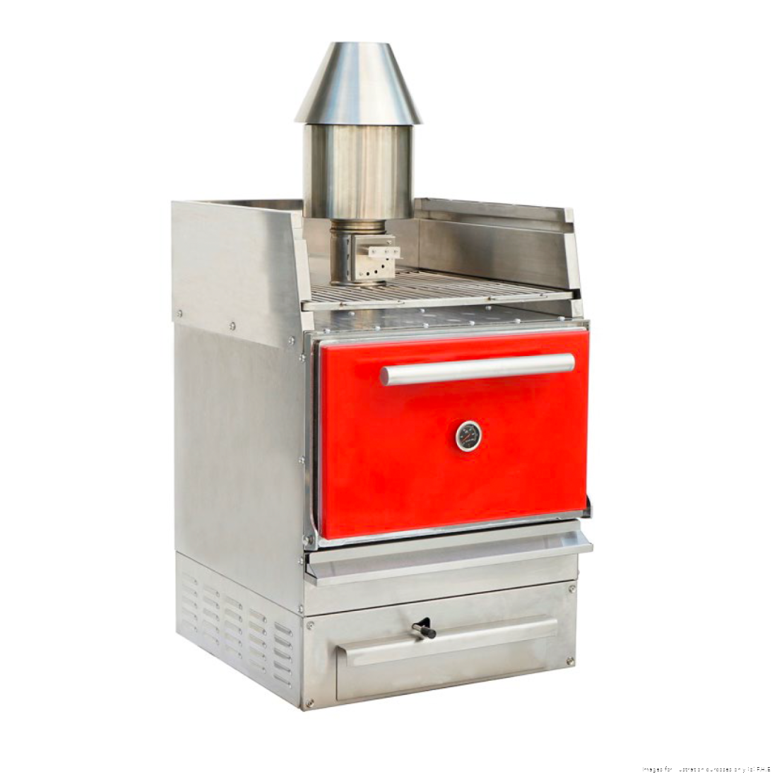 Brenner Ember Charcoal Grill & Oven 50kg Cooking Capacity - CFO1-50R