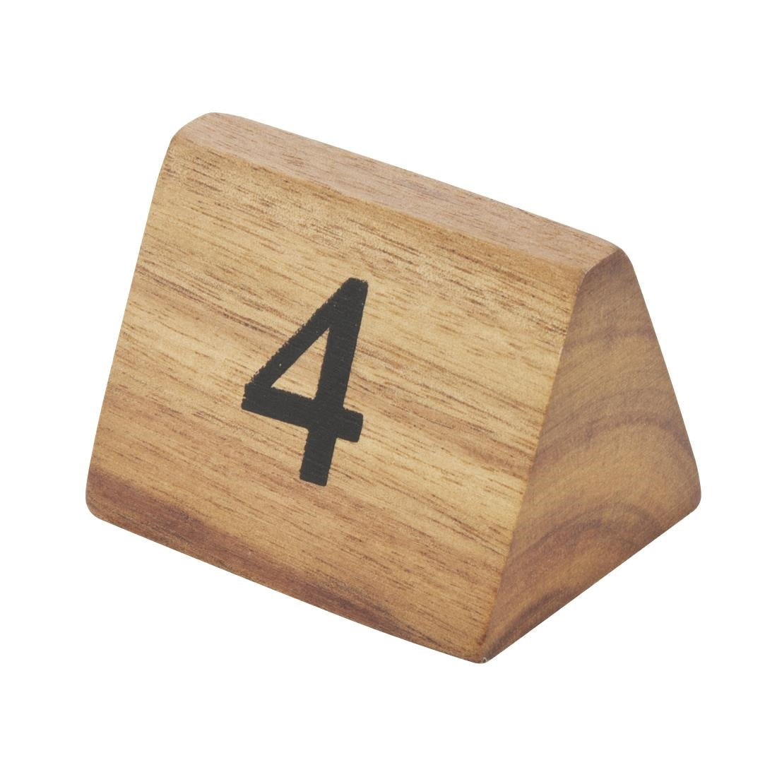 Olympia Acacia Table Number Signs Numbers 1-10 - CL392
