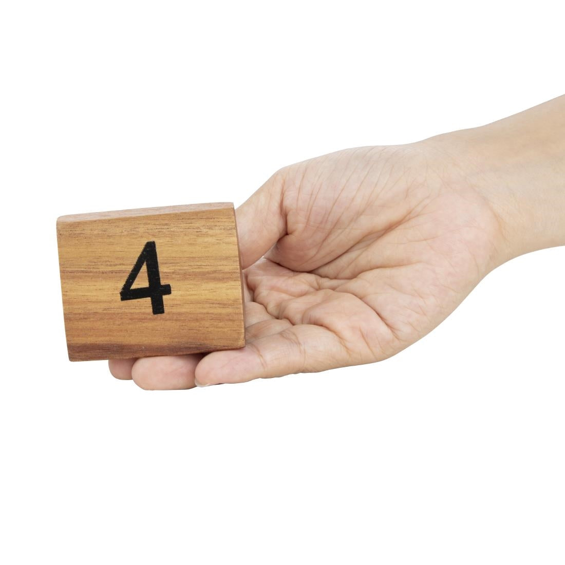 Olympia Acacia Table Number Signs Numbers 1-10 - CL392