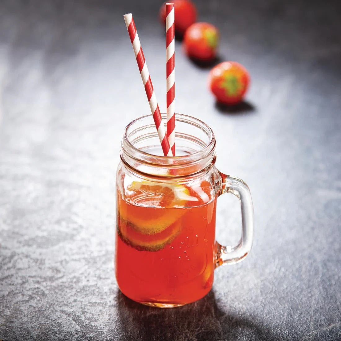 Olympia Glass Handled Mason Jars - 470ml (Pack 12) - CM698