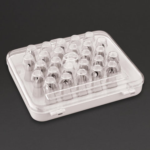 Vogue Cake Decorating 26 Assorted Piping Nozzles - CP107