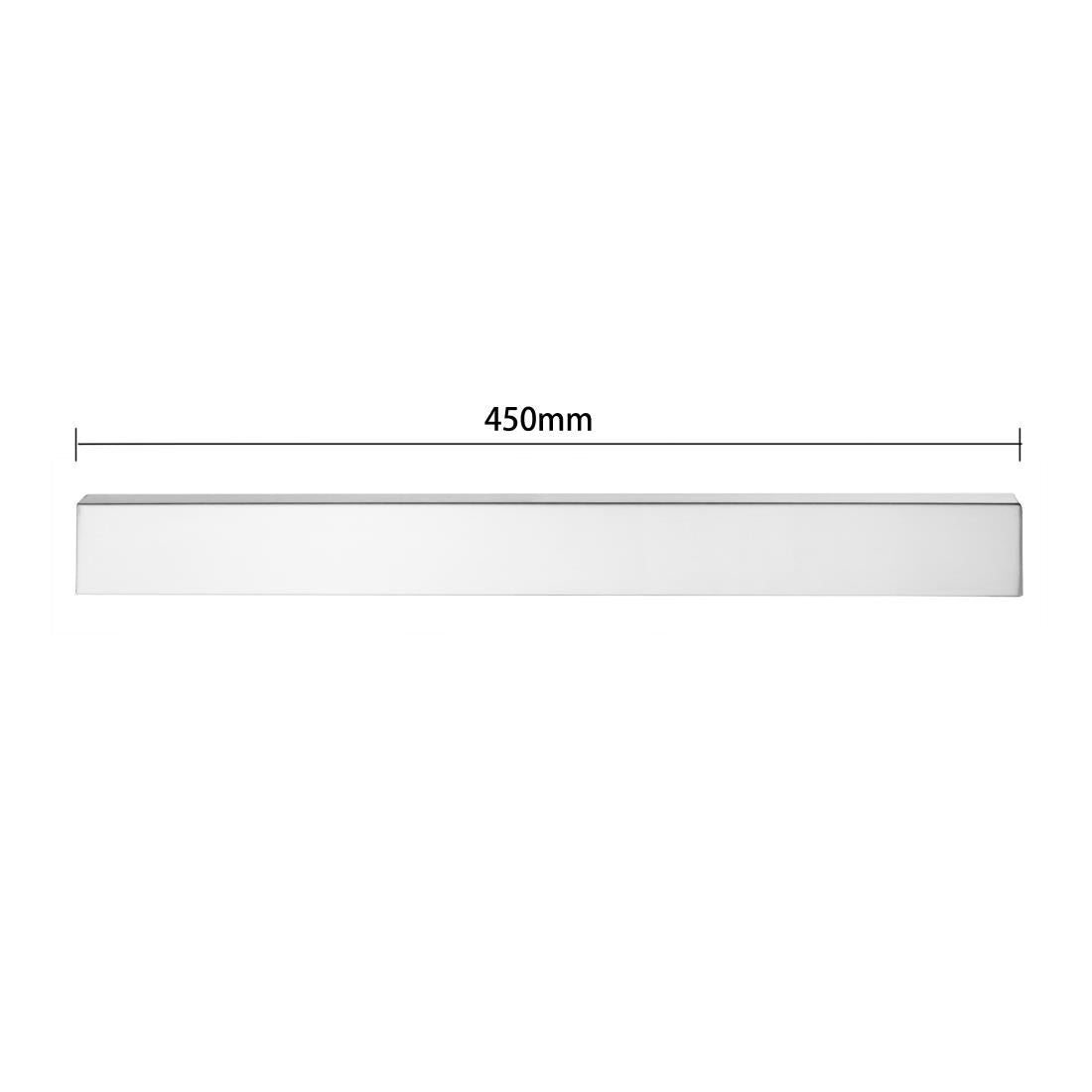 Vogue Stainless Steel Magnetic Knife Rack 450mm - CP118