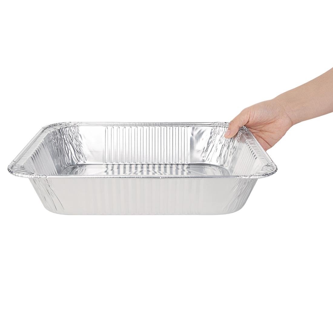 Fiesta Green Rectangular Foil Container 1/2 GN (Pack of 5) - CP513