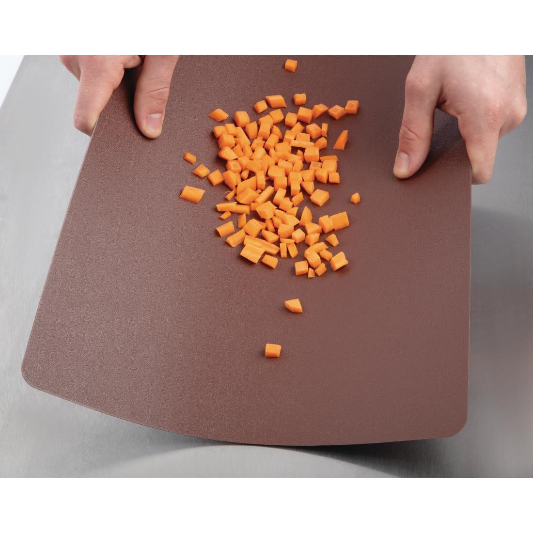 Hygiplas Pack of 6 Colour Coded Chopping Mat Set - 300x450mm - CP520
