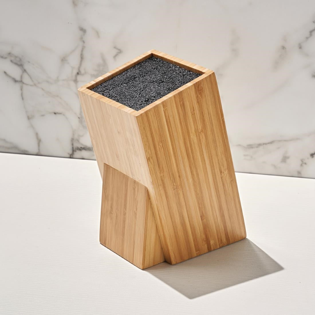 Vogue Wooden Universal Knife Block - CP862