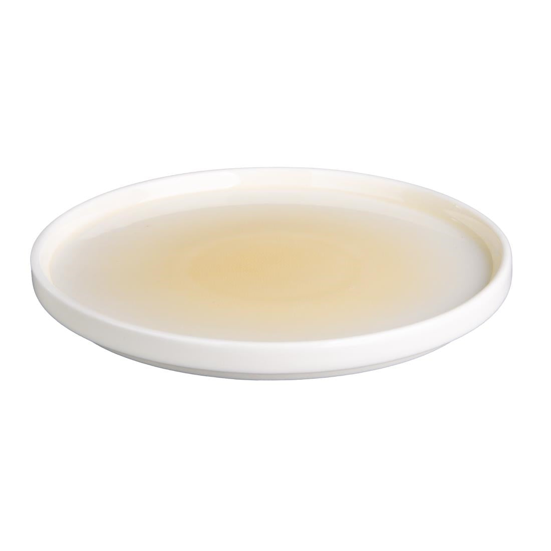 Olympia Fondant Plate Lemon - 215mm (6 Pack) - CU415