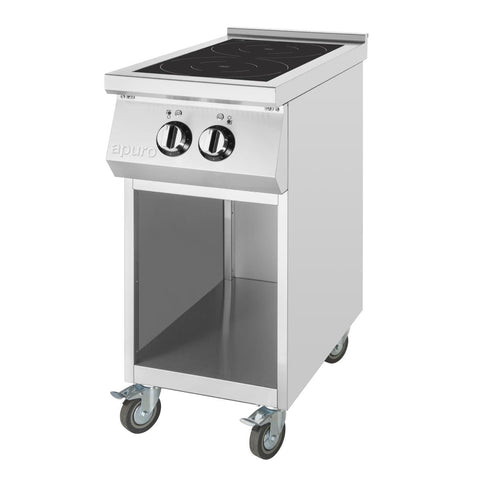 Apuro Freestanding 2 Zone Induction Hob - CU487-A
