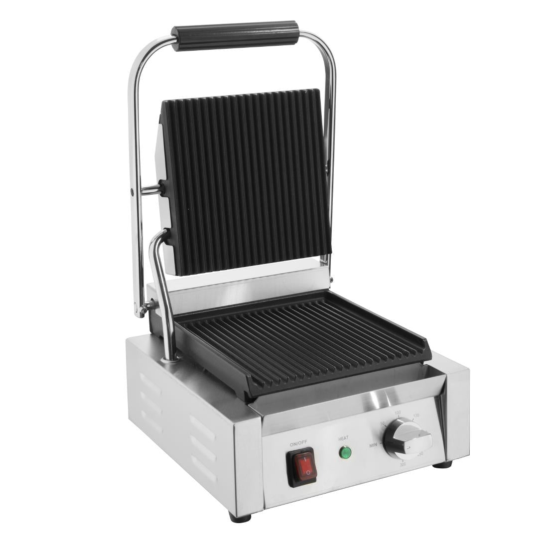 Apuro Bistro Ribbed Contact Grill - CU600-A