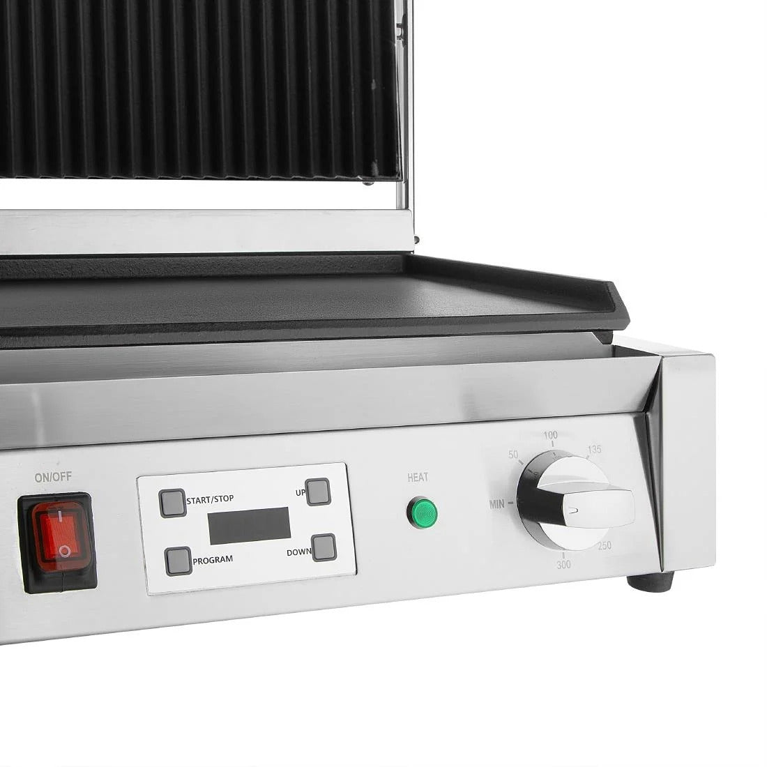 Apuro Extra Large Contact Grill Ribbed & Flat Plate - CU609-A