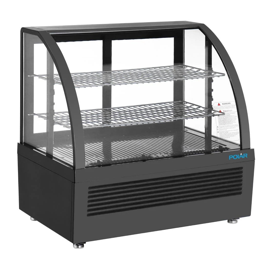 Polar C-Series Countertop Display Fridge Black - 100Ltr - CU636-A