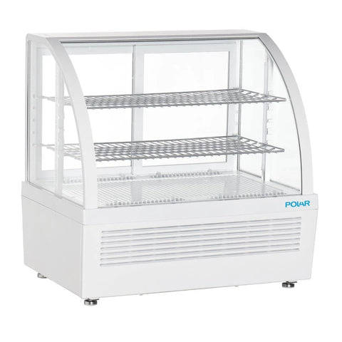 Polar C-Series Countertop Display Fridge White - 100Ltr - CU637-A