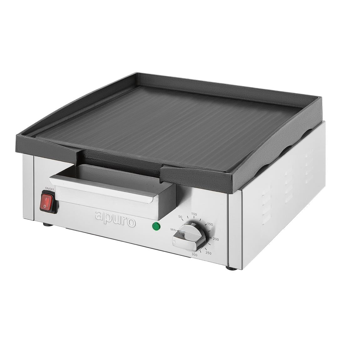 Apuro Cast Iron Countertop Griddle 2.8kW - CU966-A