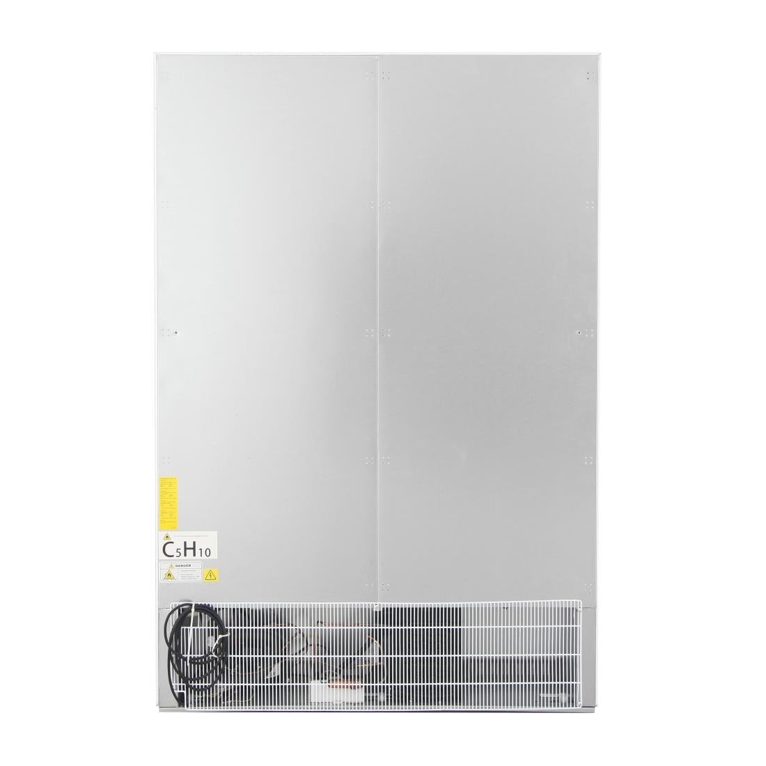 Polar C-Series Double Door Fridge Stainless Steel - CZ783-A