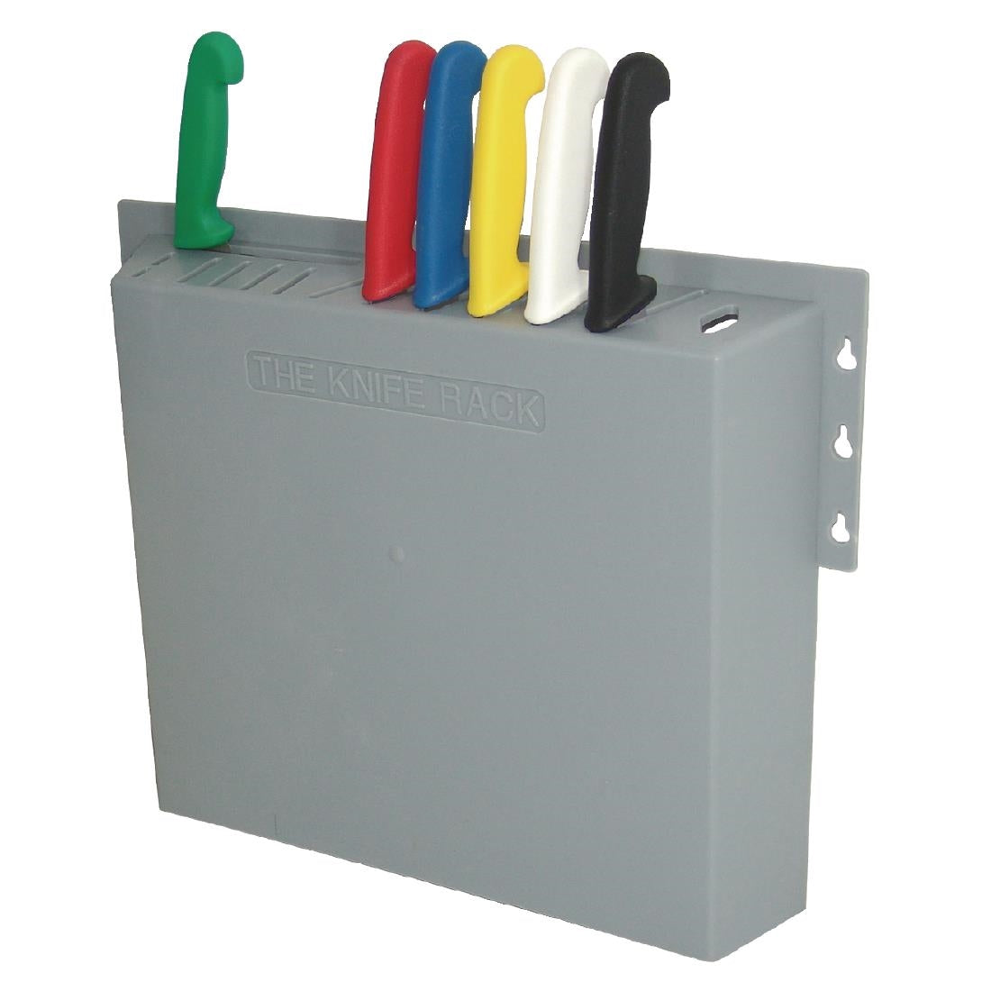 Hygiplas Plastic Knife Wall Rack - D718