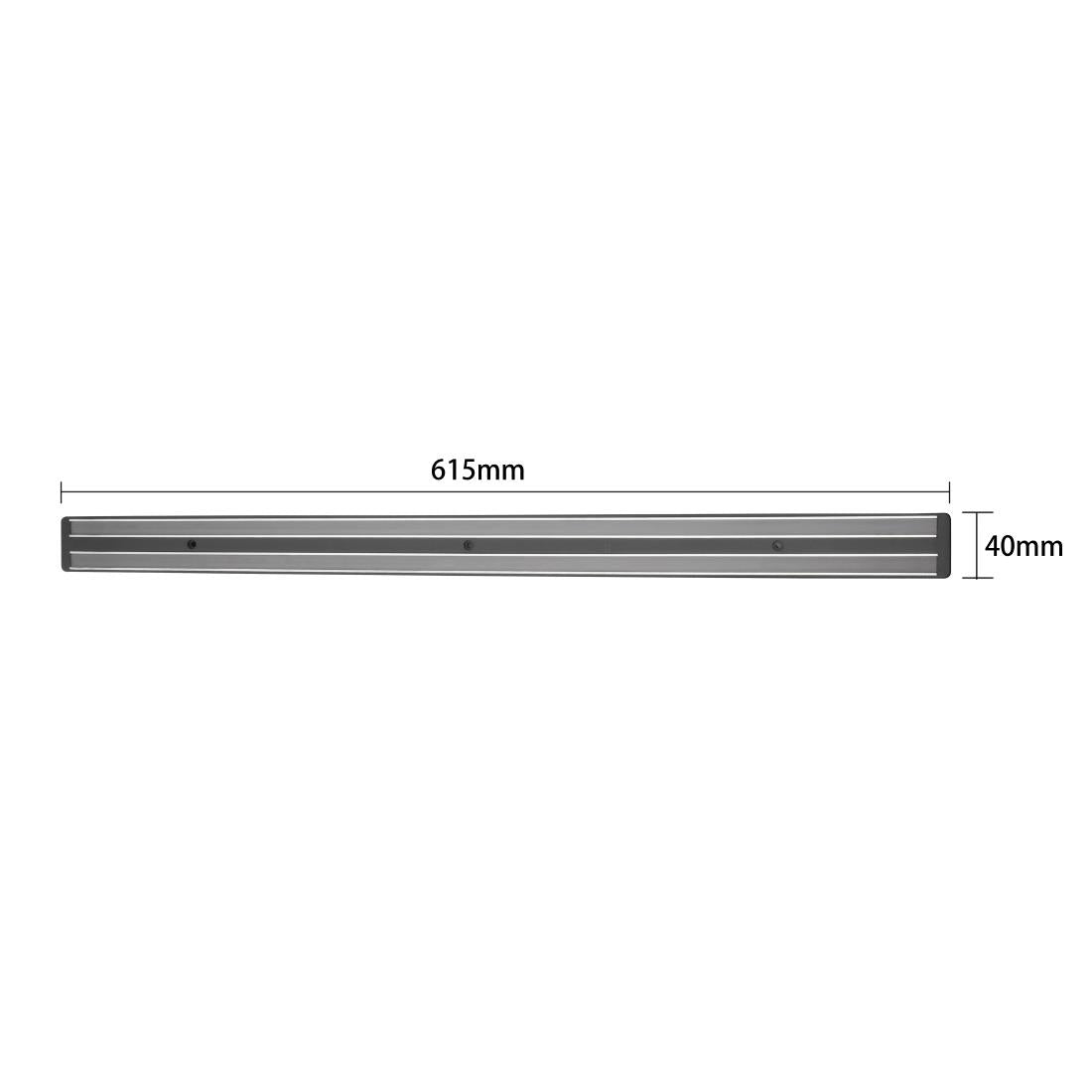 Vogue Magnetic Large Knife Rack 61cm - D722