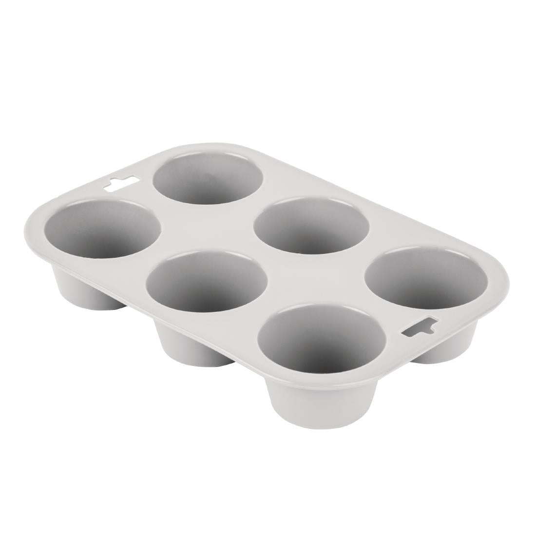 Vogue Flexible Silicone Six Hole Muffin Pan - DA520